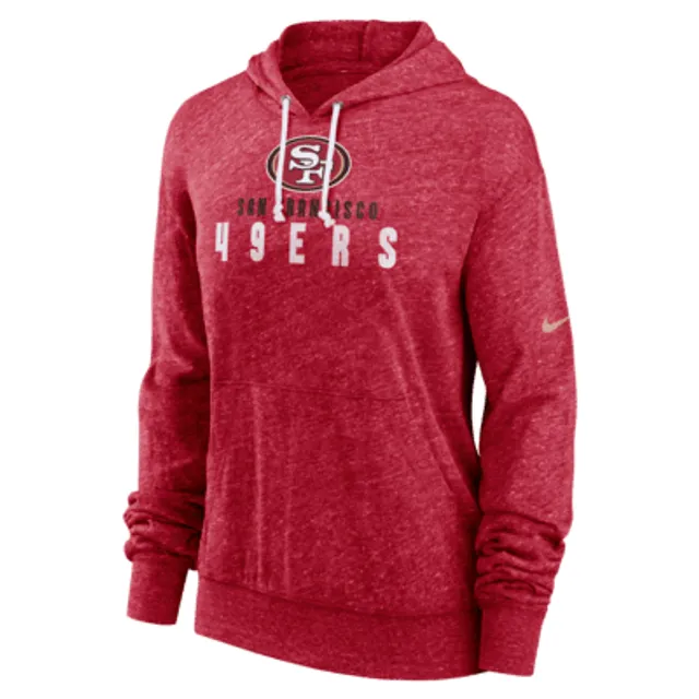 Nike Women's Gym Vintage (NFL San Francisco 49ers) Pullover Hoodie in Red, Size: Small | NKZQ6DL73-06I