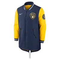 Nike Dugout (MLB Milwaukee Brewers) Men's Full-Zip Jacket. Nike.com