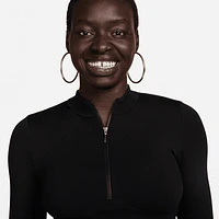 Nike Sportswear Chill Knit Women's Slim Long-Sleeve Cropped Sweater 1/2-Zip Top. Nike.com