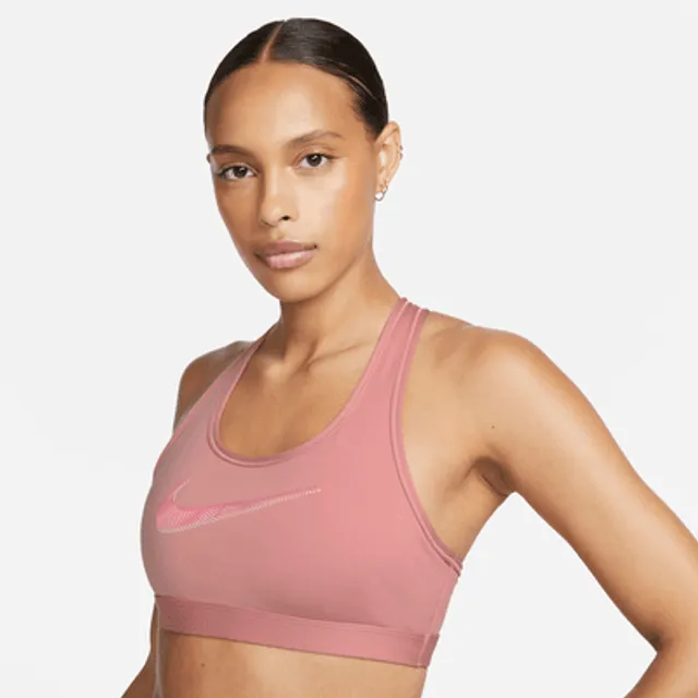 Nike Performance G SWSH REV AOP - Sports bra - playful pink/noble