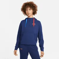 FC Barcelona Women's Nike Dri-FIT 1/2-Zip Travel Soccer Hoodie. Nike.com