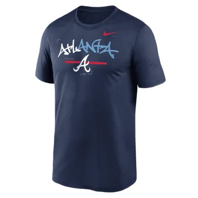 Men's Nike White Atlanta Braves Team T-Shirt