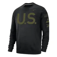 Army Men's Nike College Club Fleece Crew-Neck Sweatshirt. Nike.com