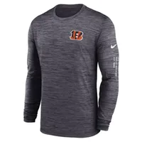 Nike Dri-fit Sideline Velocity (nfl Cincinnati Bengals) Long-sleeve T