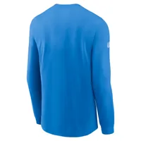 Nike Men's Dri-Fit Sideline Velocity (NFL Los Angeles Rams) Long-Sleeve T-Shirt in Blue, Size: Small | 00KX4NP95-078