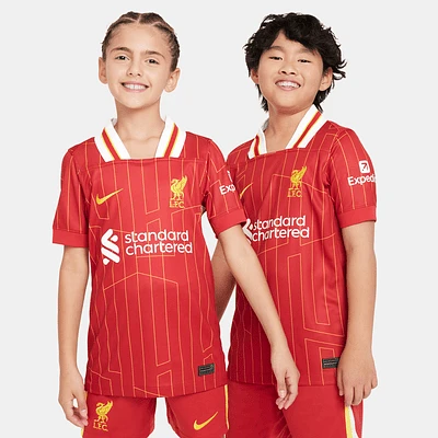 Liverpool FC 2024/25 Stadium Home Big Kids' Nike Dri-FIT Soccer Replica Jersey. Nike.com