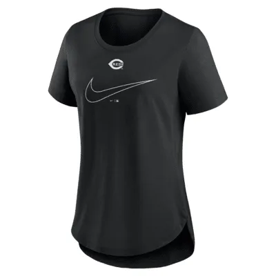 Cincinnati Reds Big Swoosh Women's Nike MLB T-Shirt. Nike.com