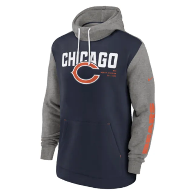 NWT ~ Nike NFL Chicago Bears Pullover Hoodie Sz 2XL Gray Men's Fields NEW