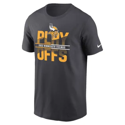 Nike Anthracite Cincinnati Bengals 2022 NFL Playoffs Iconic T-Shirt