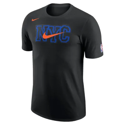 New York Knicks City Edition Men's Nike NBA Logo T-Shirt. Nike.com