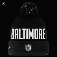 Nike RFLCTV (NFL Baltimore Ravens) Men's Cuffed Beanie. Nike.com