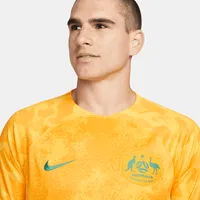 Australia 2022/23 Stadium Home Men's Nike Dri-FIT Soccer Jersey. Nike.com