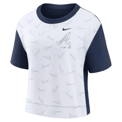 Nike Team Lineup (MLB Atlanta Braves) Women's Cropped T-Shirt. Nike.com