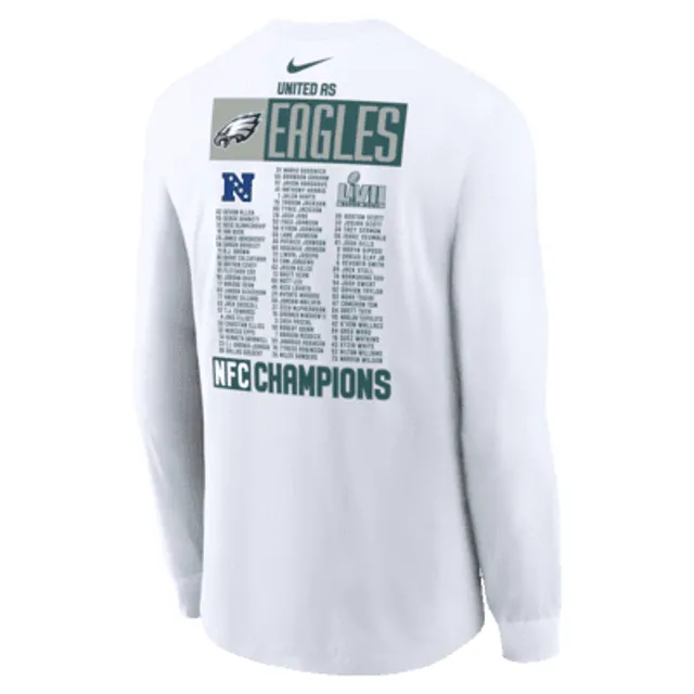 Nike Men's 2022 NFC East Champions Trophy Collection (NFL Philadelphia Eagles) T-Shirt in Black, Size: Small | NP9900A86Z-A5V