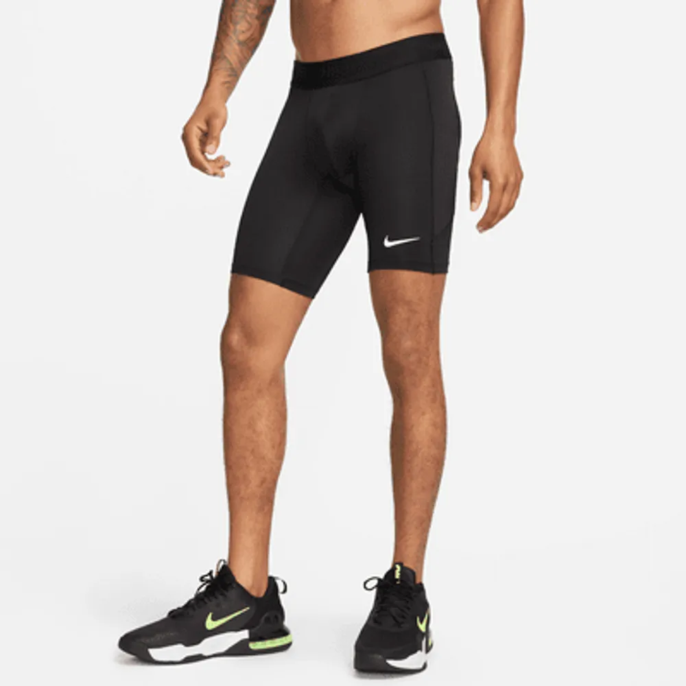 Nike Pro Men's Dri-FIT Fitness Long Shorts. UK