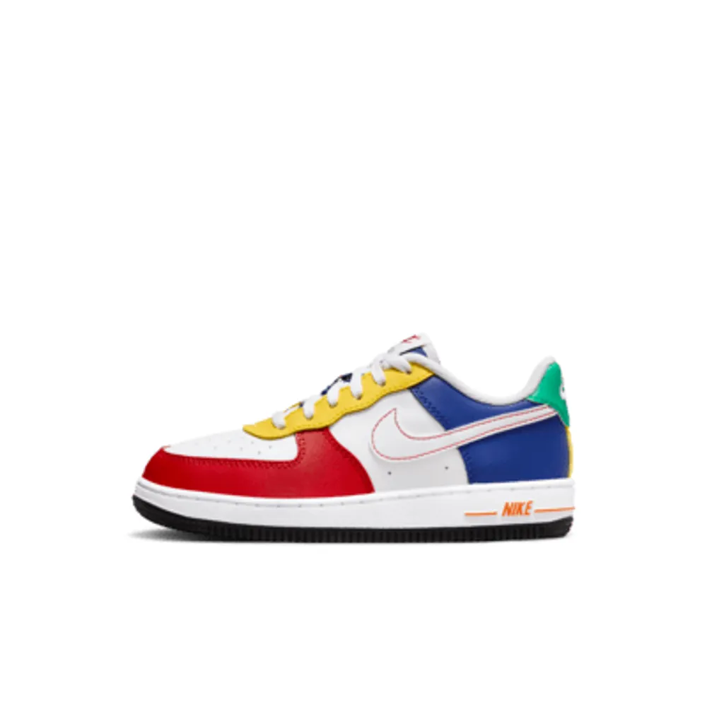 Kids Off-White Air Force 1 LV8 3 Big Kids Sneakers by Nike
