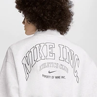 Nike Sportswear Phoenix Fleece Women's 1/2-Zip Cropped Sweatshirt. Nike.com