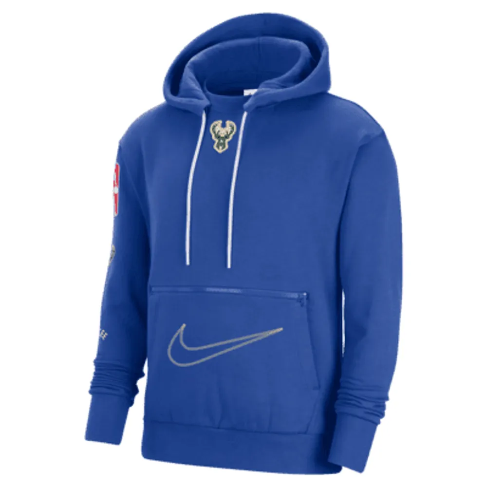 Nike Rewind Lefty (MLB Milwaukee Brewers) Men's Pullover Hoodie