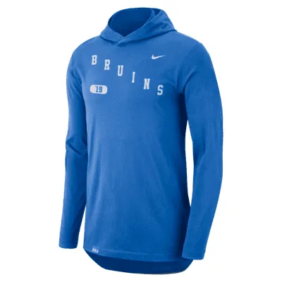 UCLA Men's Nike Dri-FIT College Hooded Long-Sleeve T-Shirt. Nike.com
