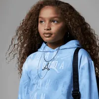 Jordan Big Kids' Essentials Printed Boxy Pullover Hoodie. Nike.com