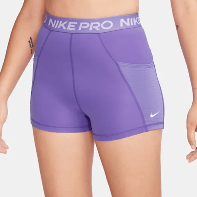 Nike Pro Women's High-Waisted 3 Training Shorts with Pockets