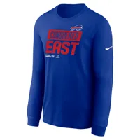 Nike 2022 AFC East Champions Trophy Collection (NFL Buffalo Bills) Men's Long-Sleeve T-Shirt. Nike.com