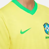 Brazil 2023 Stadium Home Big Kids' Nike Dri-FIT Soccer Jersey. Nike.com
