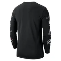 San Antonio Spurs City Edition Men's Nike NBA Long-Sleeve T-Shirt. Nike.com