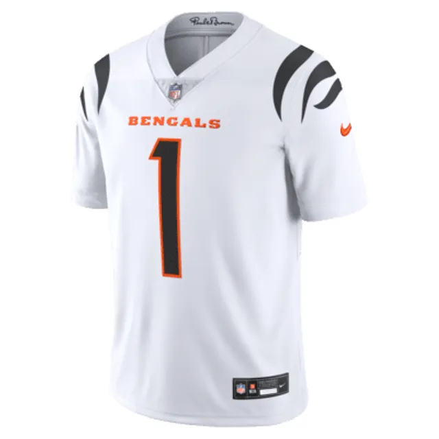 Cincinnati Bengals Ja'Marr Chase Youth Away White Nike Football Jersey