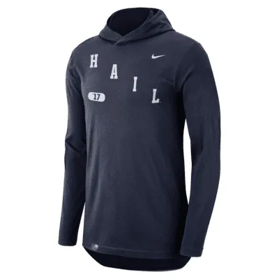 Michigan Men's Nike Dri-FIT College Hooded Long-Sleeve T-Shirt. Nike.com