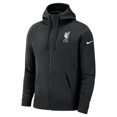 Liverpool Club Fleece Men's Full-Zip Hoodie. Nike.com