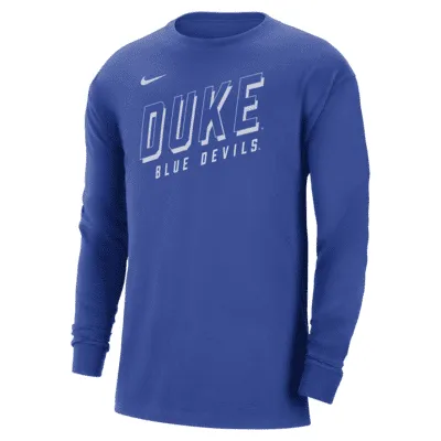 Duke Men's Nike College Long-Sleeve Max90 T-Shirt. Nike.com