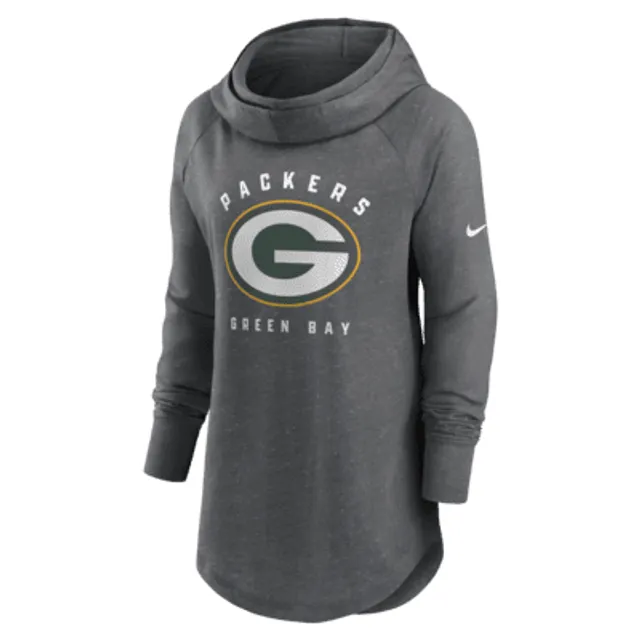 Green Bay Packers Nike Club Rewind Crewneck Small Green