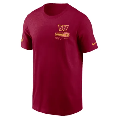 Nike Dri-FIT Lockup Team Issue (NFL Washington Commanders) Men's T-Shirt. Nike.com