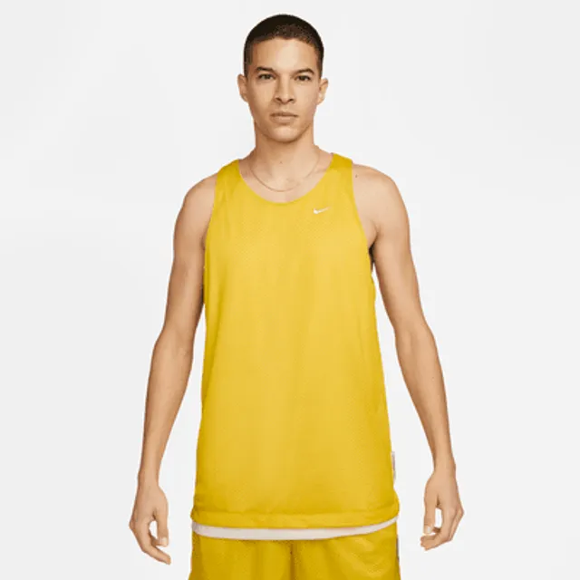 LIKE MIKE BASKETBALL JERSEY - REVERSIBLE (BLACK AND YELLOW)