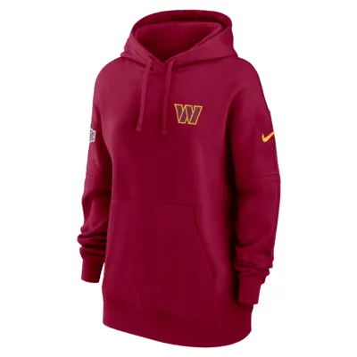 Nike Sideline Club (NFL Washington Commanders) Women's Pullover Hoodie. Nike.com