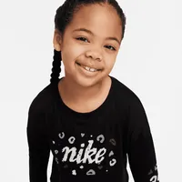 Nike Toddler Long Sleeve Cropped Leopard Top. Nike.com