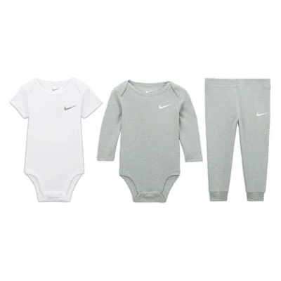 Nike Essentials Baby (0-9M) 3-Piece Bodysuit Set. Nike.com