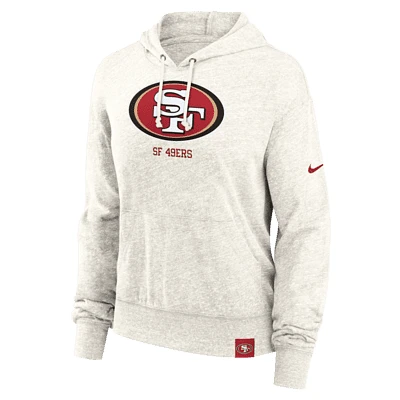 San Francisco 49ers Gym Vintage Women's Nike NFL Pullover Hoodie. Nike.com