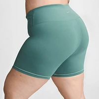 Nike One Rib Women's High-Waisted 5" Biker Shorts (Plus Size). Nike.com