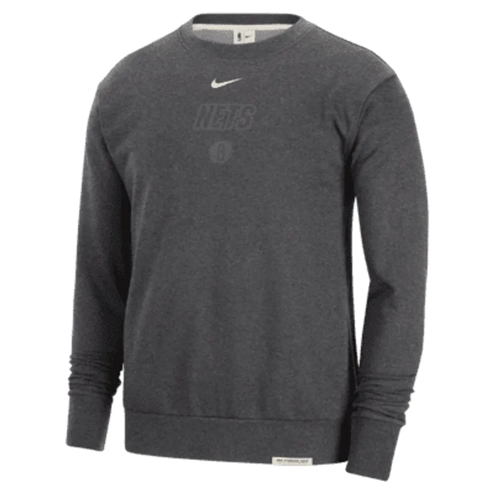 Brooklyn Nets Standard Issue Men's Nike Dri-FIT NBA Sweatshirt. Nike.com