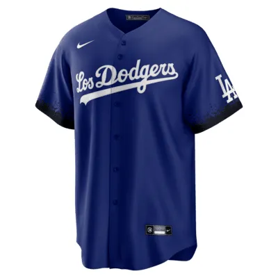 MLB Los Angeles Dodgers City Connect (Jackie Robinson) Men's Replica Baseball Jersey. Nike.com