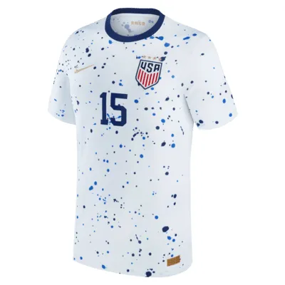 Megan Rapinoe USWNT 2023 Stadium Home Big Kids' Nike Dri-FIT Soccer Jersey. Nike.com