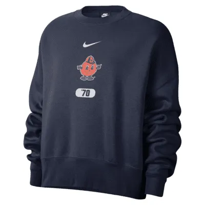 Syracuse Women's Nike College Crew-Neck Sweatshirt. Nike.com