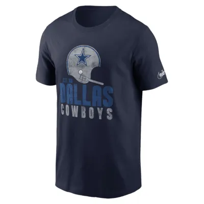 Dallas Cowboys Nike Dri-Fit Cotton Mens Property of Short Sleeve T-Shirt Medium / Navy