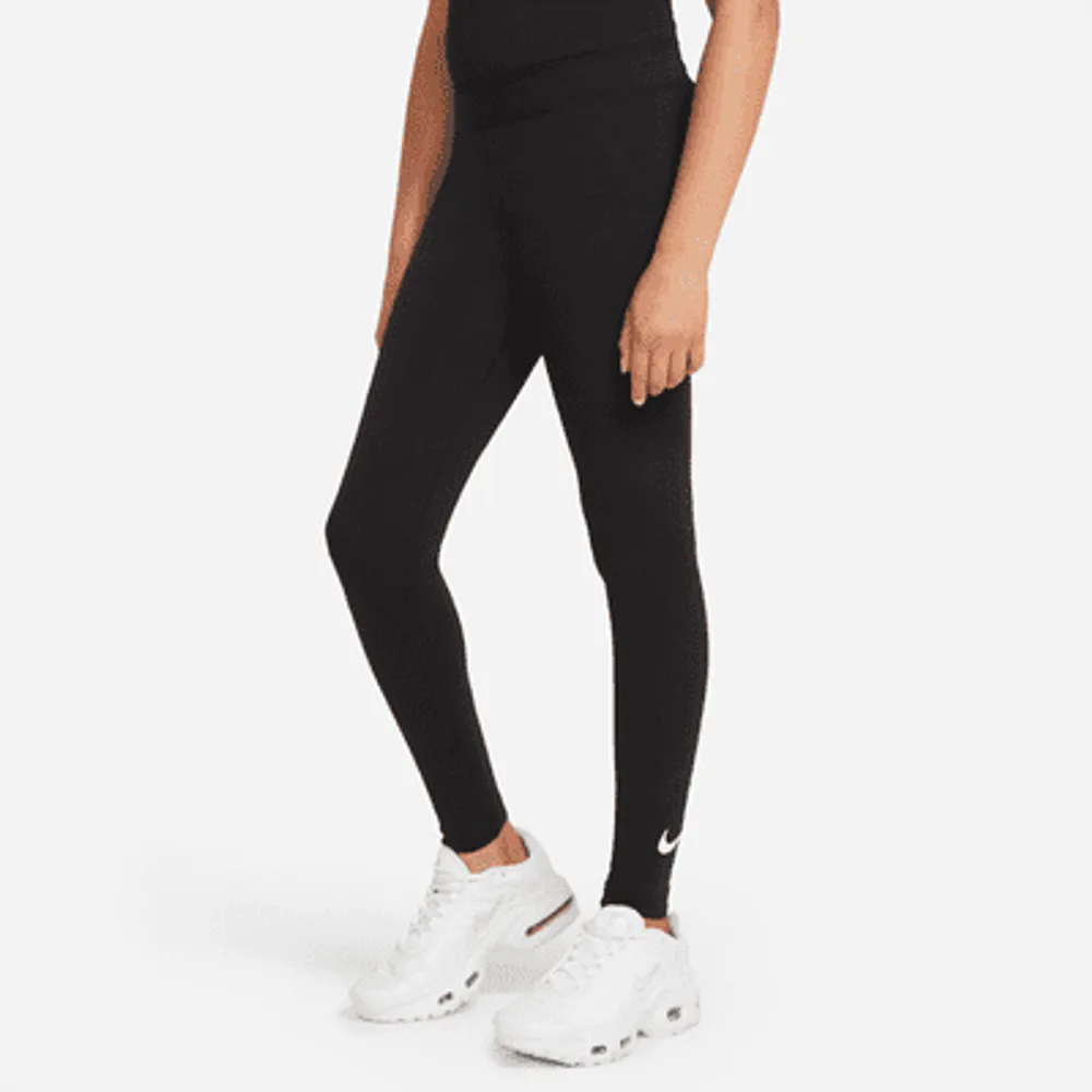 Nike - Sportswear Club High-Waisted Leggings DK Smoke Grey XS