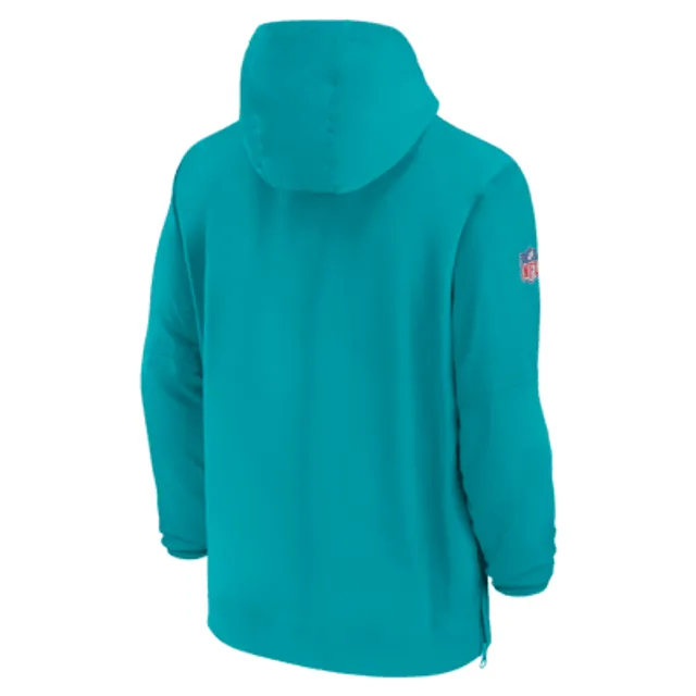 Nike Miami Dolphins Sideline Men's Nike NFL 1/2-Zip Hooded Jacket. Nike.com