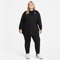 Nike Sportswear Club Fleece Women's Oversized Mock-Neck Sweatshirt (Plus Size). Nike.com