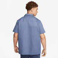 Nike Life Men's Woven Military Short-Sleeve Button-Down Shirt. Nike.com