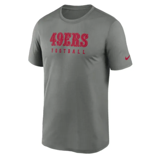 Nike Men's Dri-Fit Sideline Velocity (NFL San Francisco 49ers) Long-Sleeve T-Shirt in Red, Size: Medium | 00KX6DL73-078